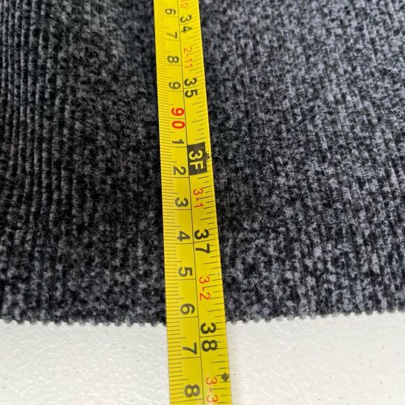 Talbots Corduroy Charcoal Marled Shift Jumper V Neck Sleeveless Back Zip Women 8 - Picture 9 of 10